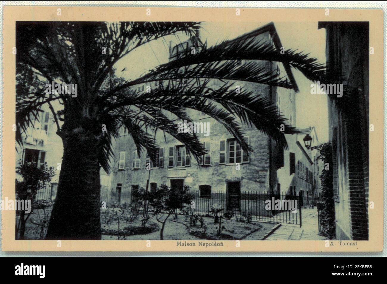 La casa di Napoleone i ad Ajaccio la gioventù di Napoleone i: Periodo Ajaccio 1769-1793 Parigi, Fondazione Napoléon Foto Stock