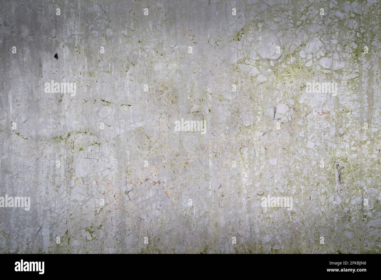 sfondo di tessuto di calcestruzzo sporco con tinta verde e spazio di copia Foto Stock