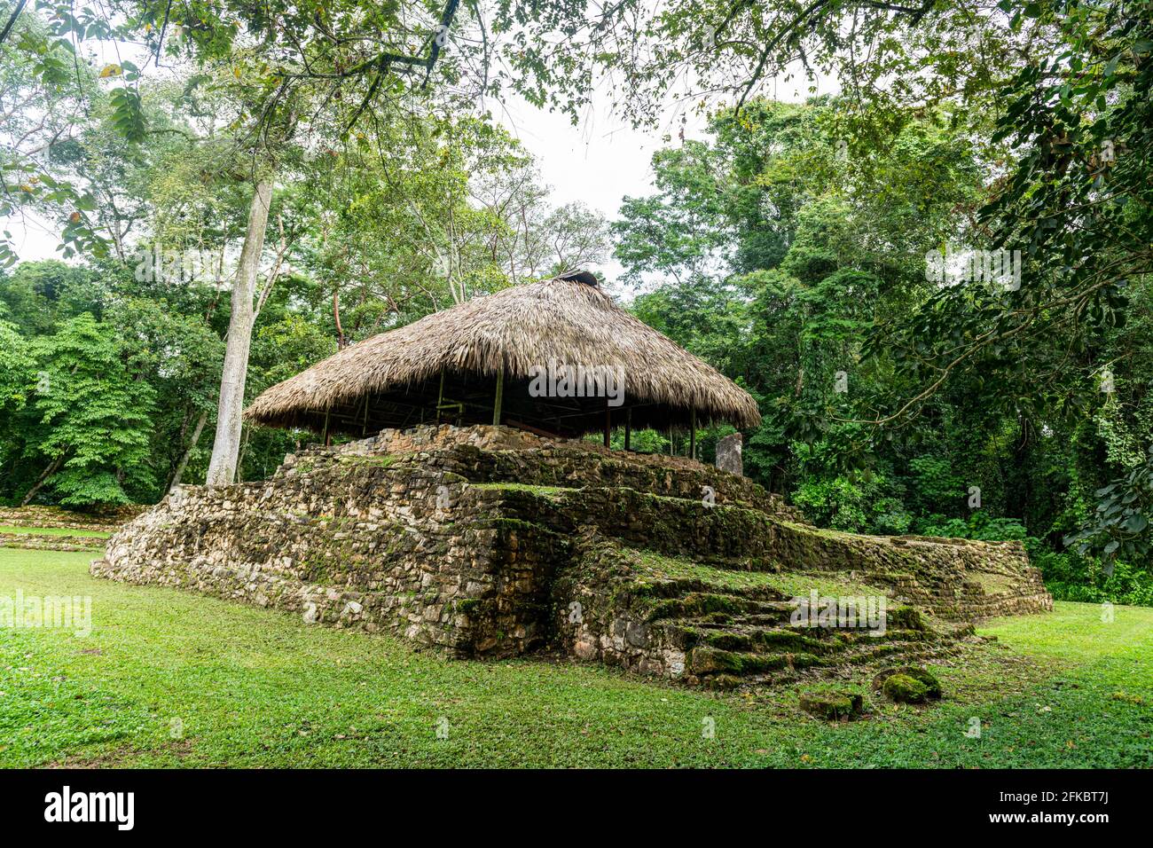 Antico sito archeologico Maya di Bonampak, Chiapas, Messico, Nord America Foto Stock