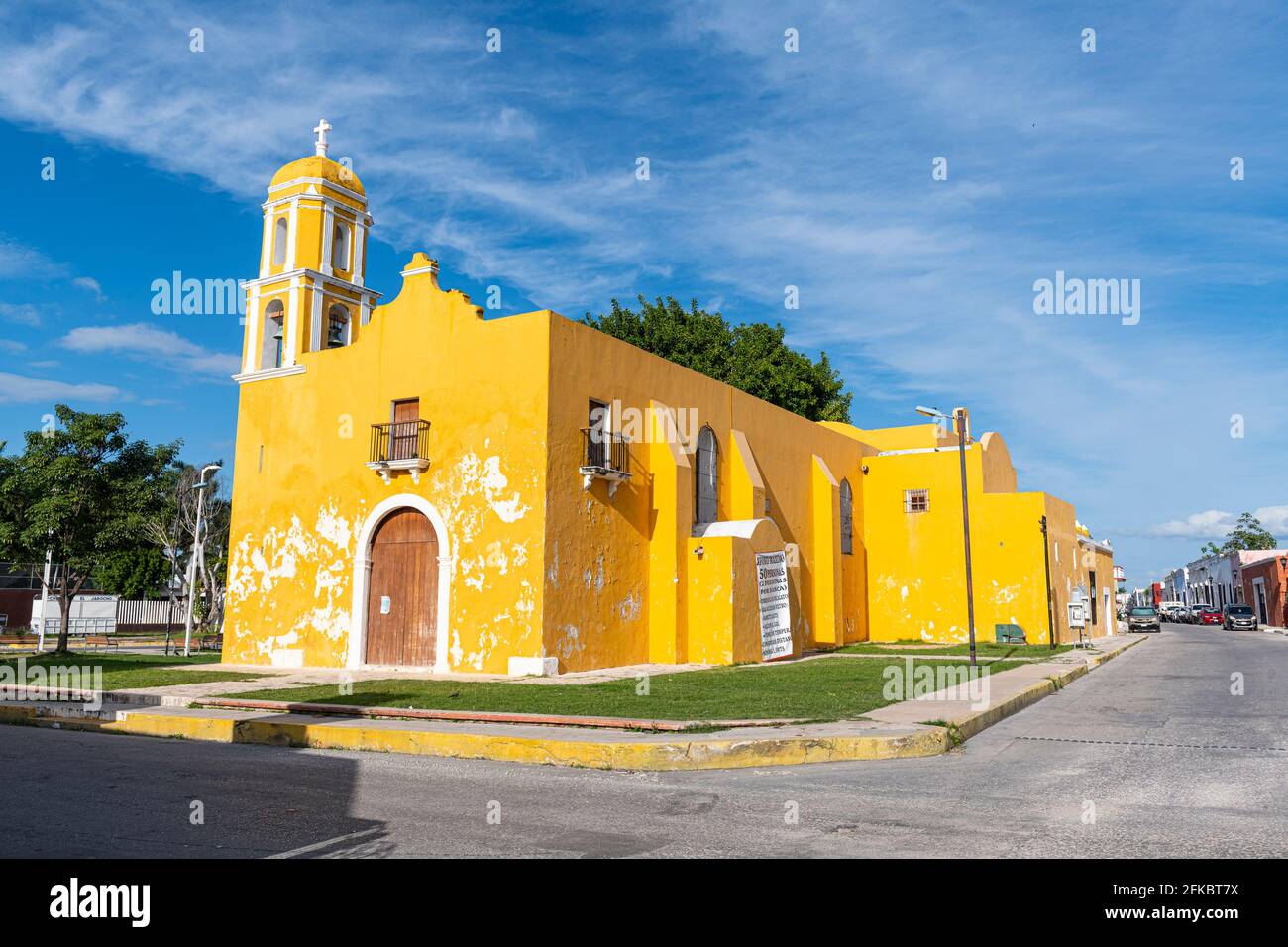 Guadalupe, la storica città fortificata di Campeche, patrimonio dell'umanità dell'UNESCO, Campeche, Messico, Nord America Foto Stock