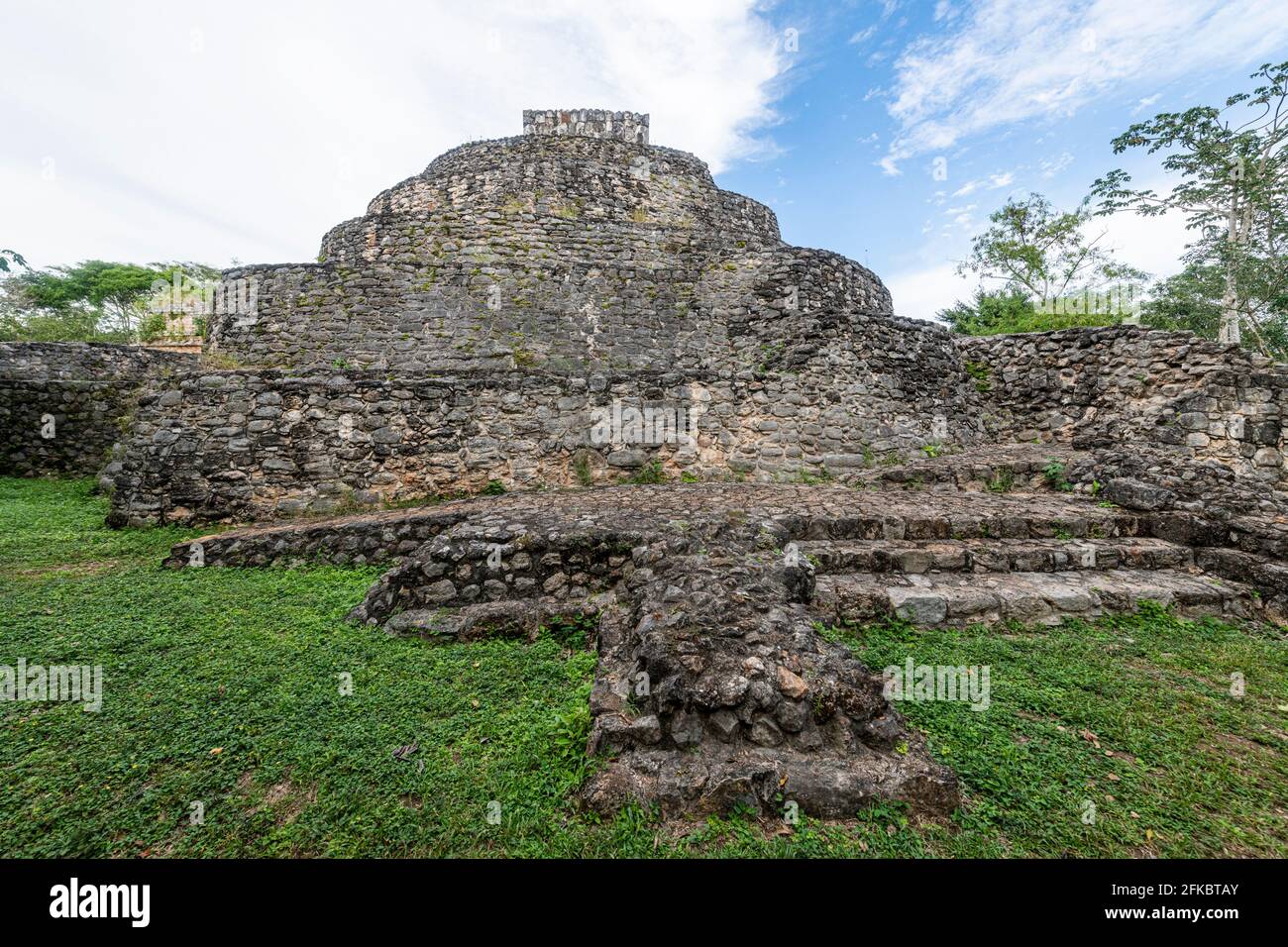 Sito archeologico di Yucatec-Maya, Ek Balam, Yucatan, Messico, Nord America Foto Stock