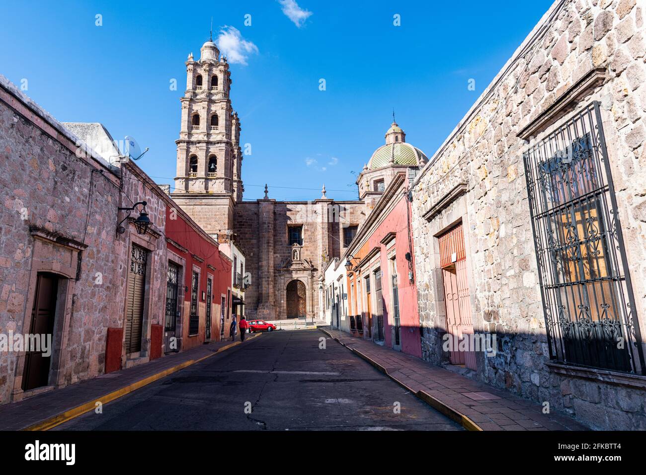 Parroquia de San Jose, Morelia, Patrimonio dell'Umanità dell'UNESCO, Michoacan, Messico, Nord America Foto Stock