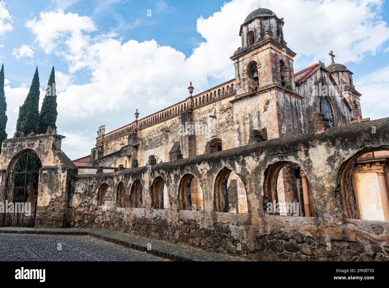 Città storica di Patzcuaro, Michoacan, Messico, Nord America Foto Stock