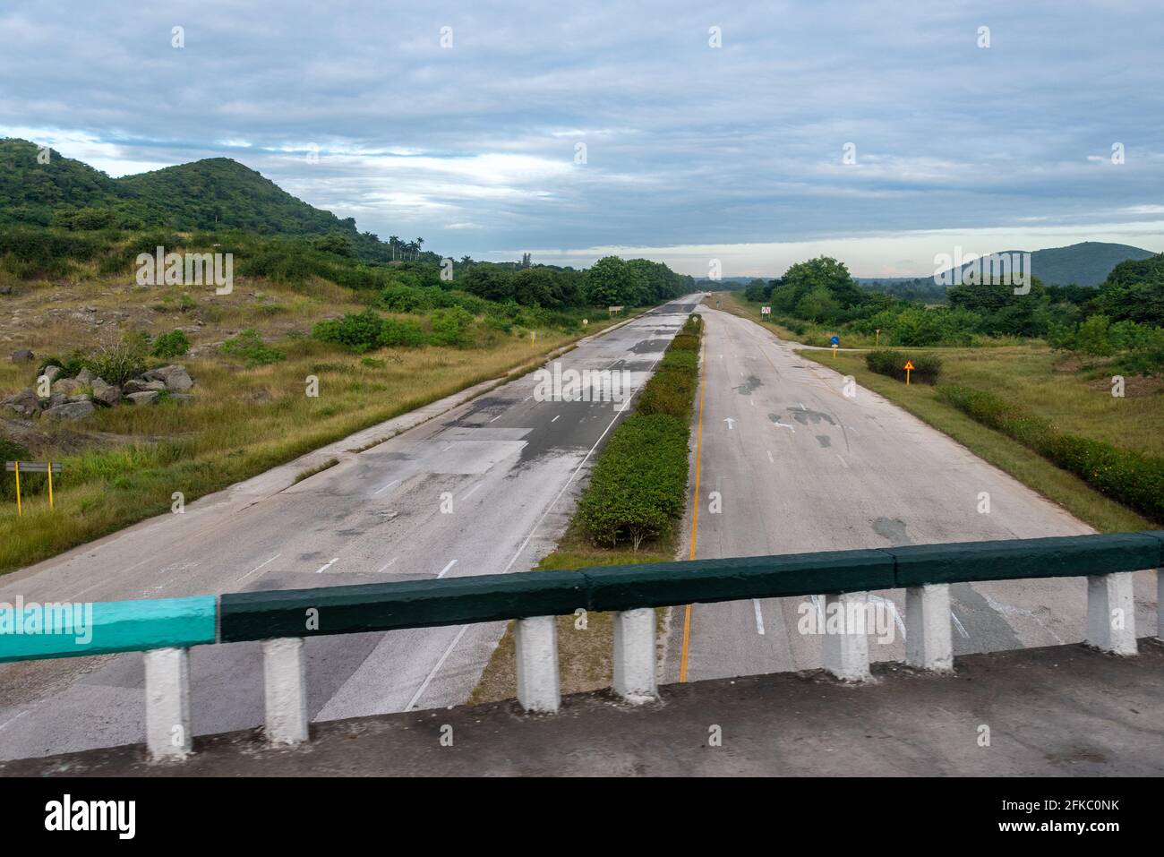 Cuban National Highway Foto Stock