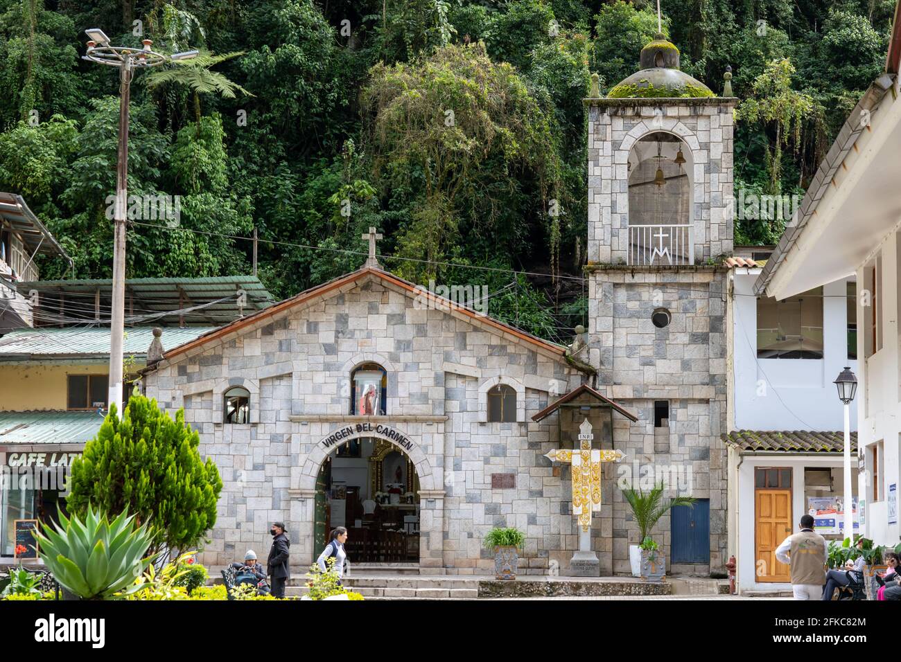 Machu Picchu nelle Ande peruviane è uno dei Nuove sette meraviglie del mondo Foto Stock
