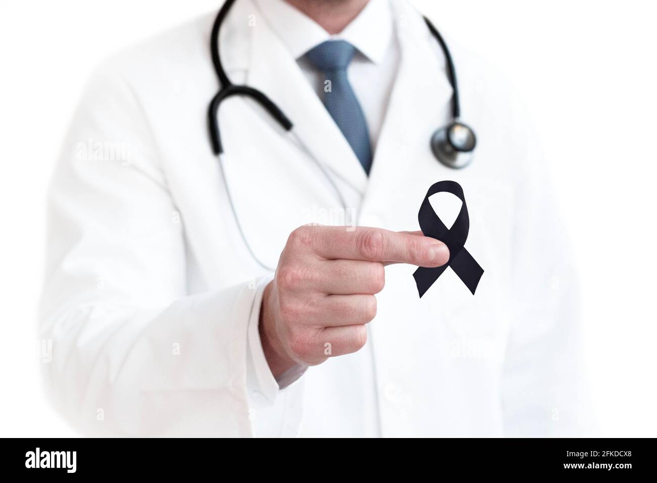 Consapevolezza del cancro della pelle Foto Stock