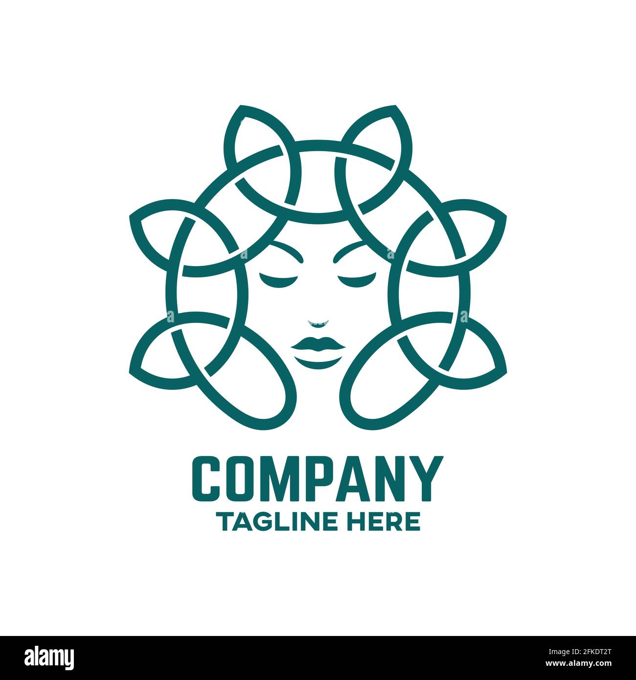 Logo della madre natura Illustrazione Vettoriale