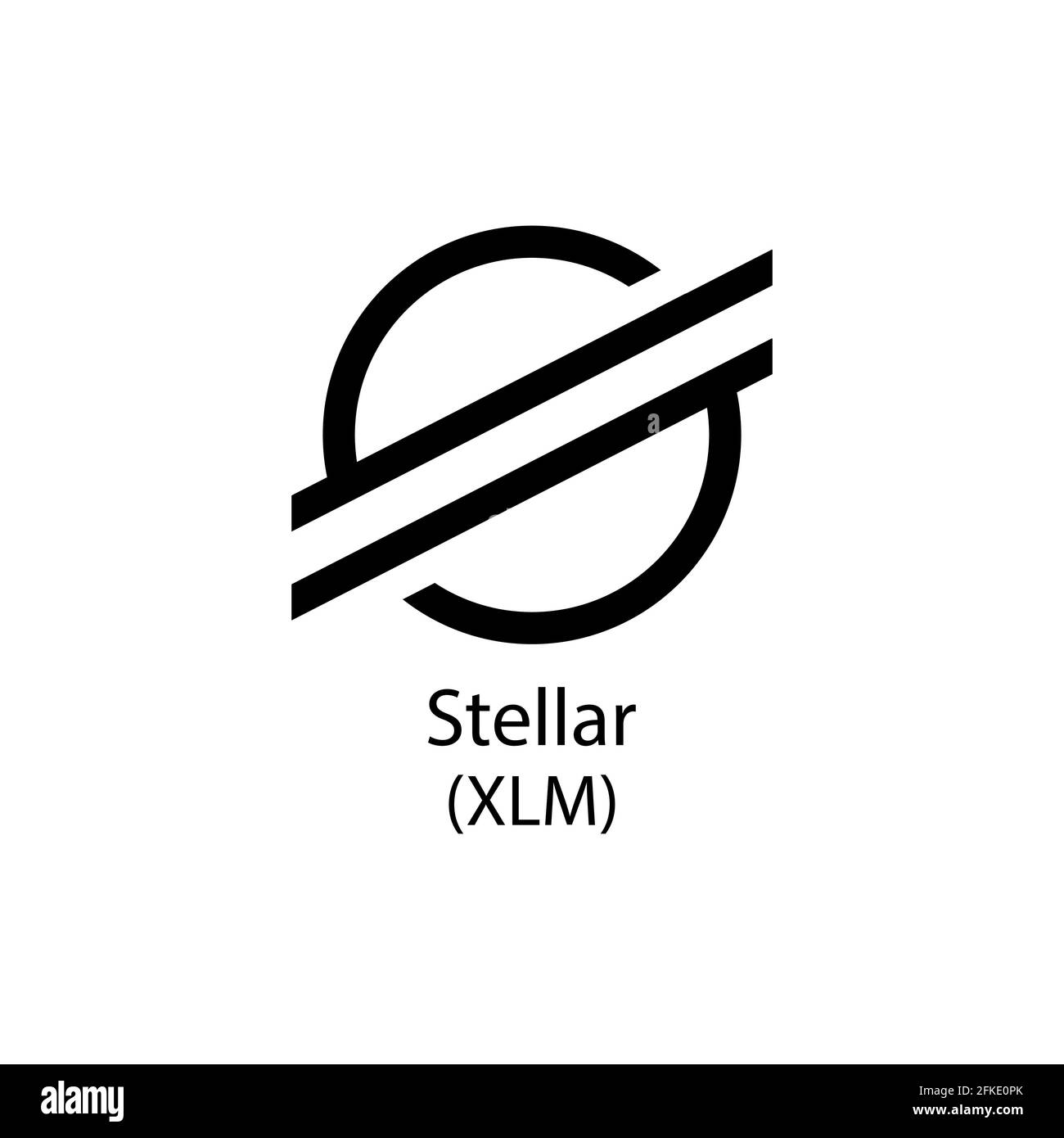 Icona stellare del vettore dei pagamenti Internet-of-Things decentralizzati blockchain. Simbolo di criptovaluta isolato su sfondo bianco. Illustrazione Vettoriale