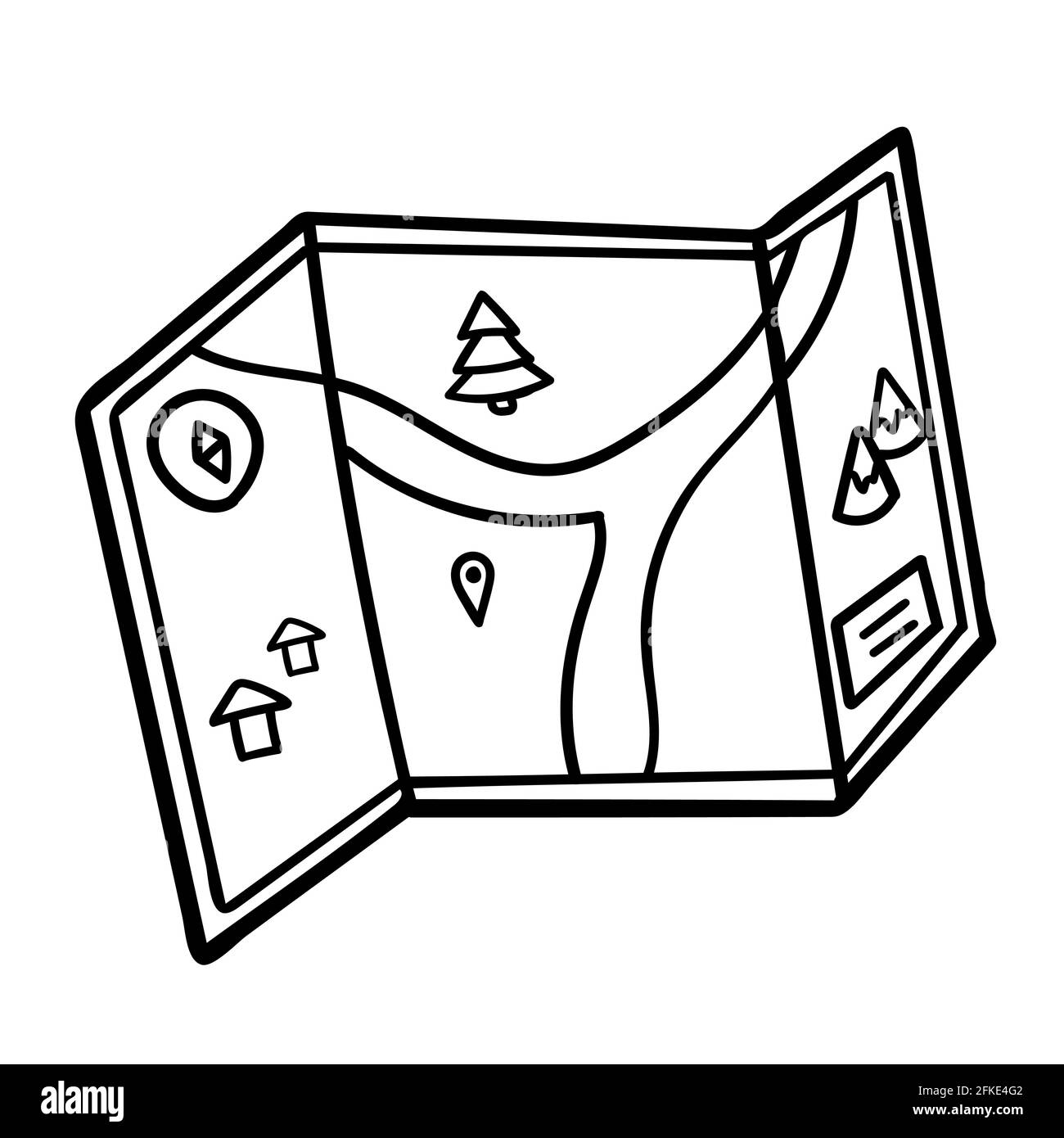 viaggio vacanza tour e vacanza vettore di concetto Illustrazione Vettoriale