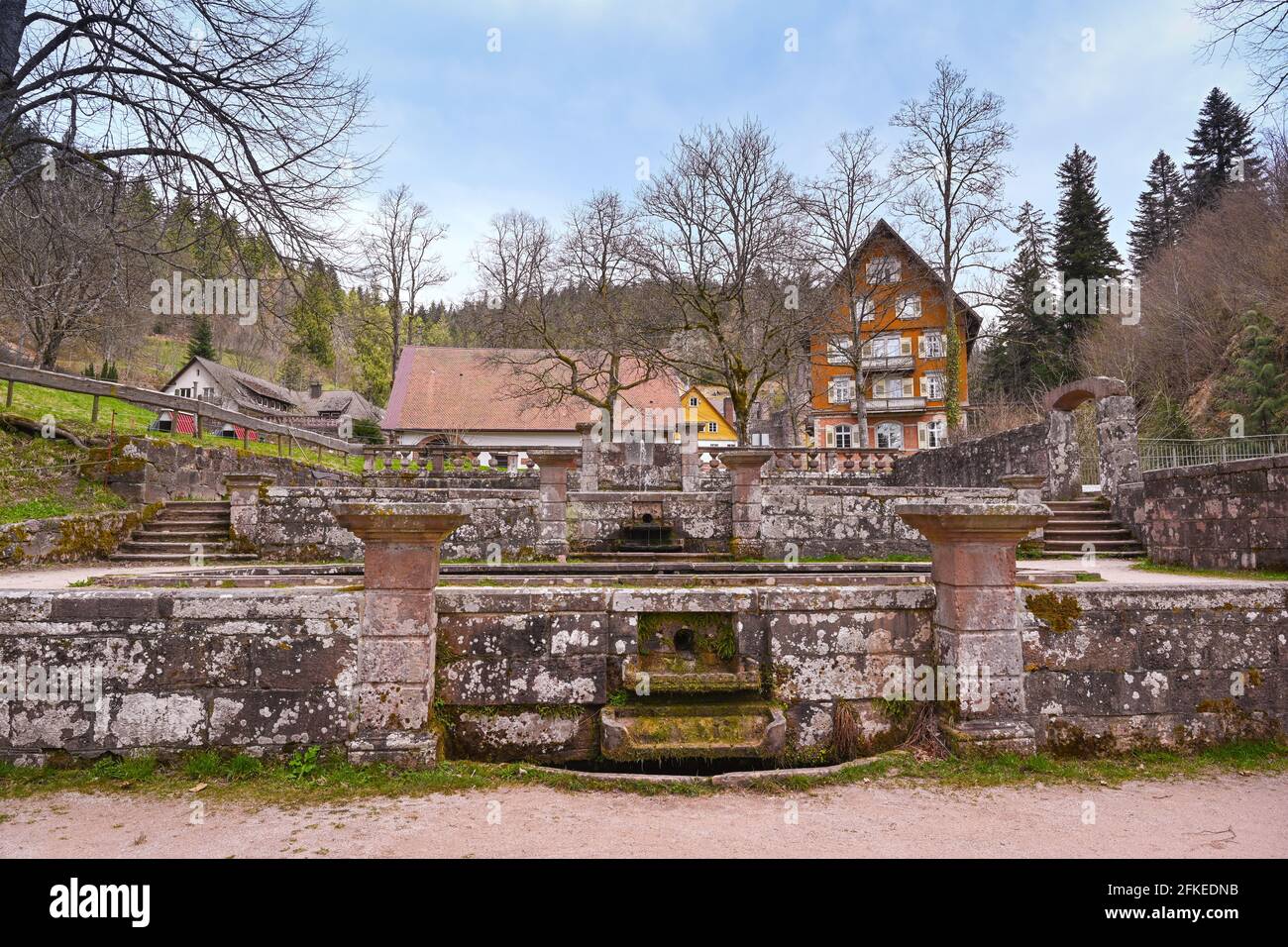 L'Abbazia Allerheiligen, (Abbazia di tutti i Santi‘) nella Foresta Nera settentrionale. Baden Wuerttemberg, Germania, Europa Foto Stock