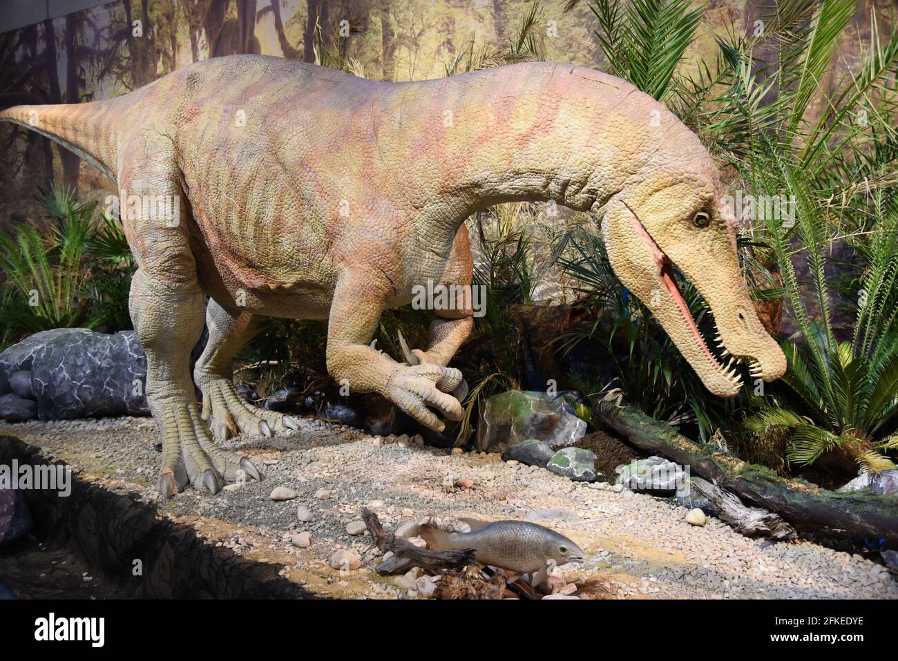 Dinosauro in natura. Foto Stock