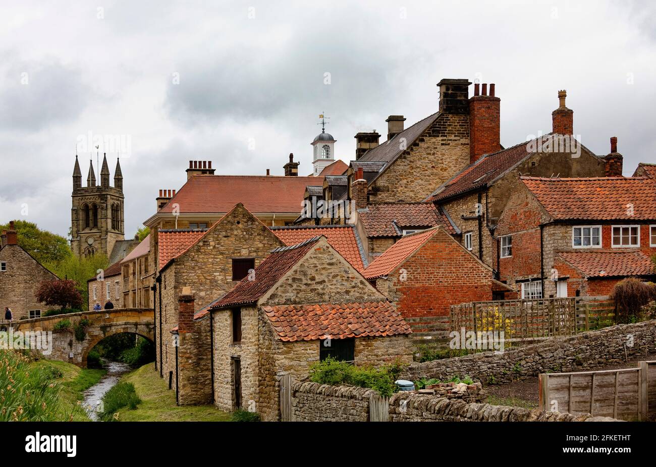 Helmsley è una città di mercato e parrocchia civile nell'Ryedale quartiere di North Yorkshire, Inghilterra. Foto Stock