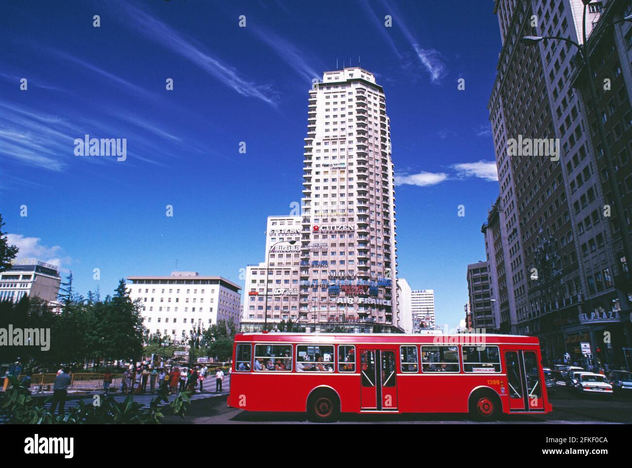 Spagna. Madrid. Plaza de Espana. Foto Stock