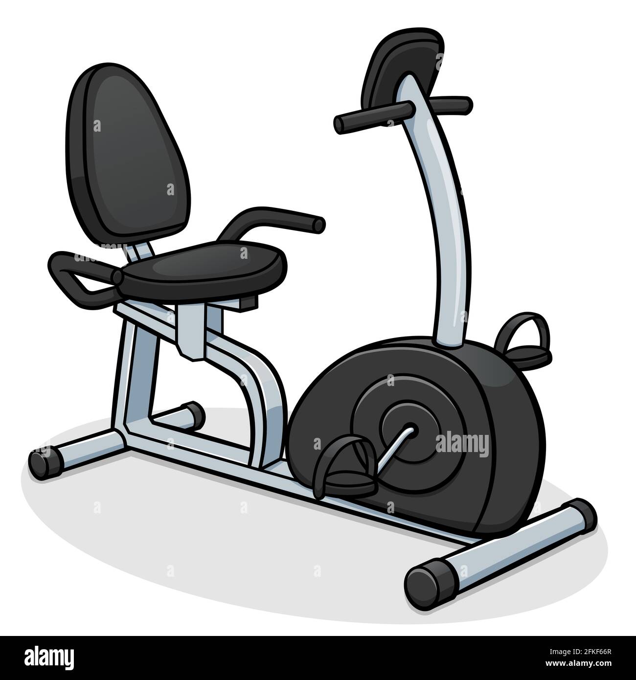 Illustrazione vettoriale del cartone animato in posizione supina Illustrazione Vettoriale