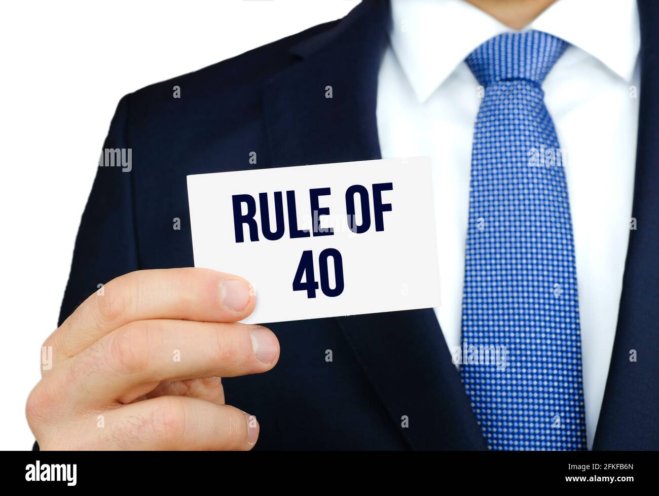 Regola del 40 - metrica di redditività Foto Stock