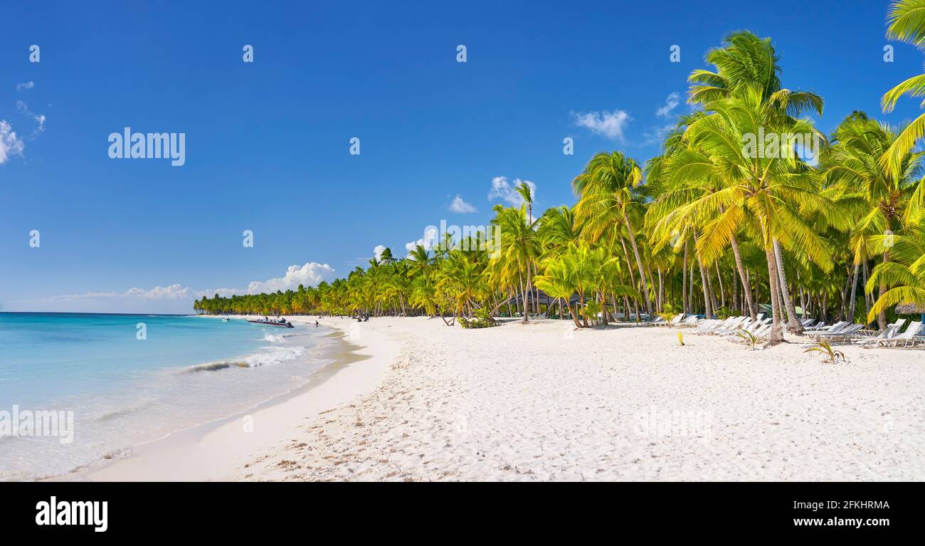 Isola di Saona, Repubblica Dominicana Foto Stock