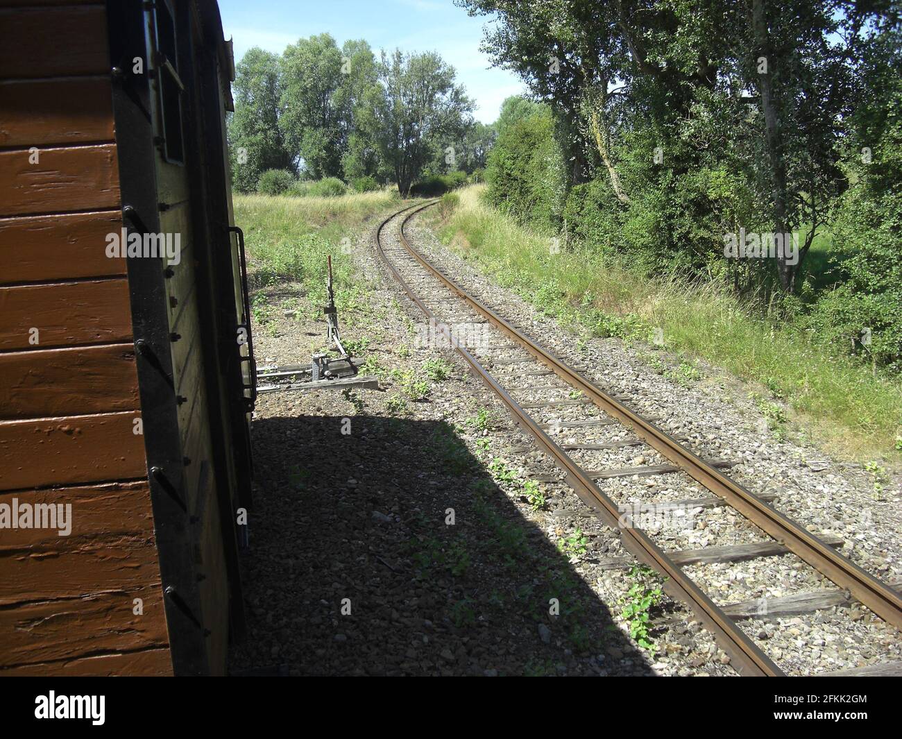 Le petit train à vapeur de la Baie de Somme Foto Stock