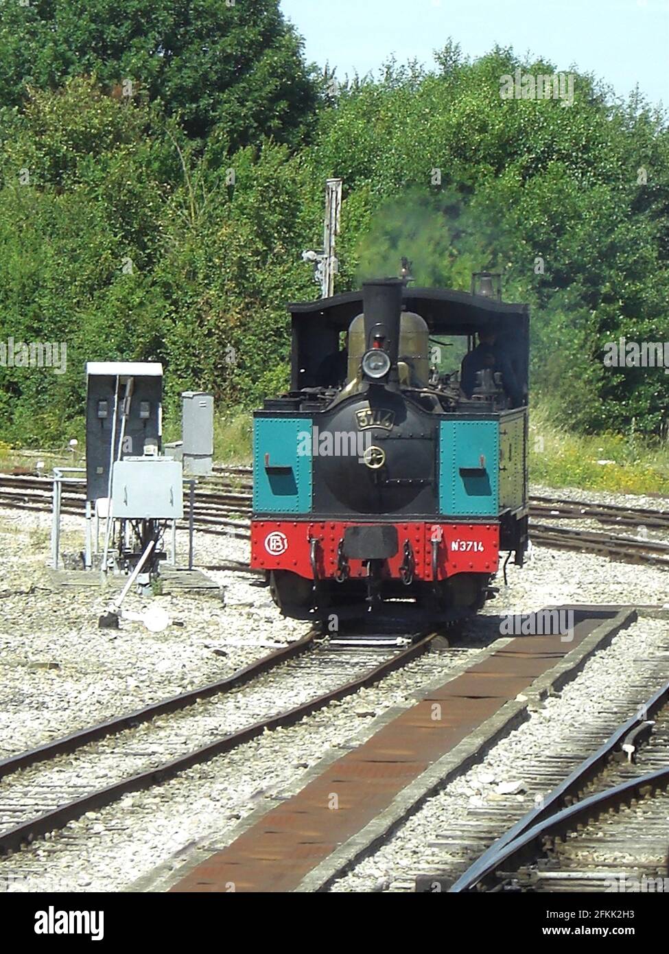 Le petit train à vapeur de la Baie de Somme Foto Stock