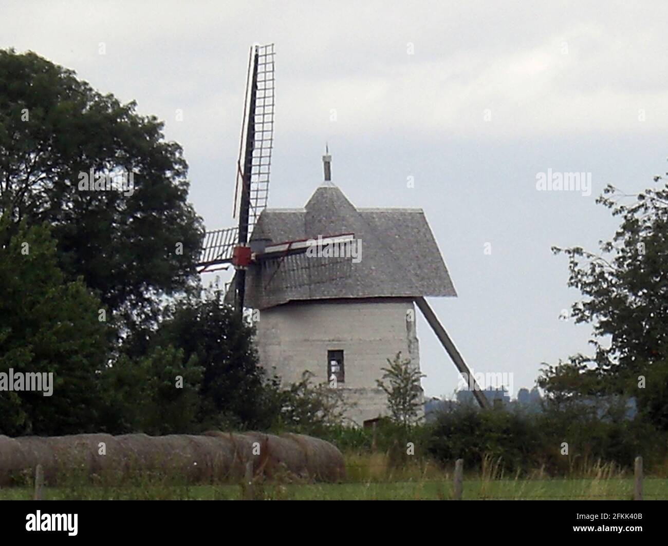 Francia, Moulin à vent de Picardie Foto Stock