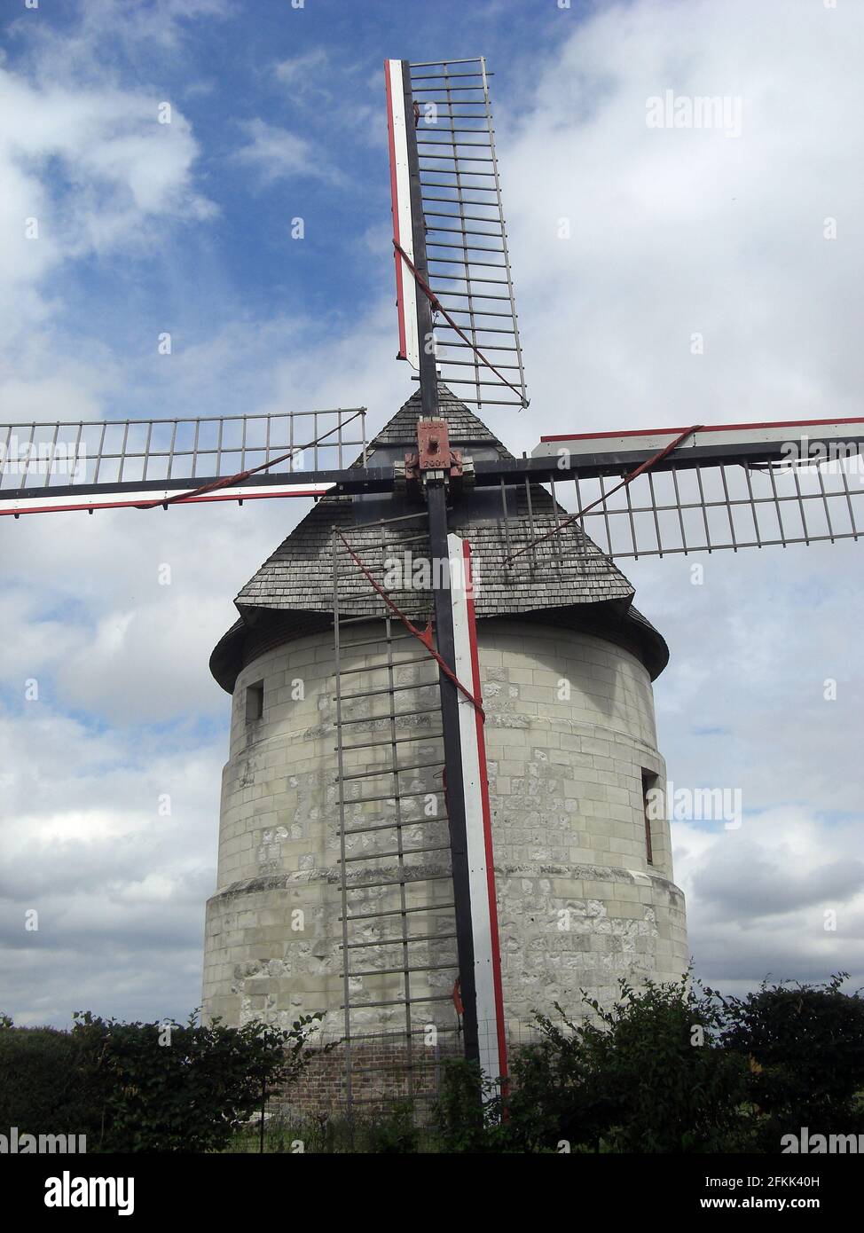 Francia, Moulin à vent de Picardie Foto Stock