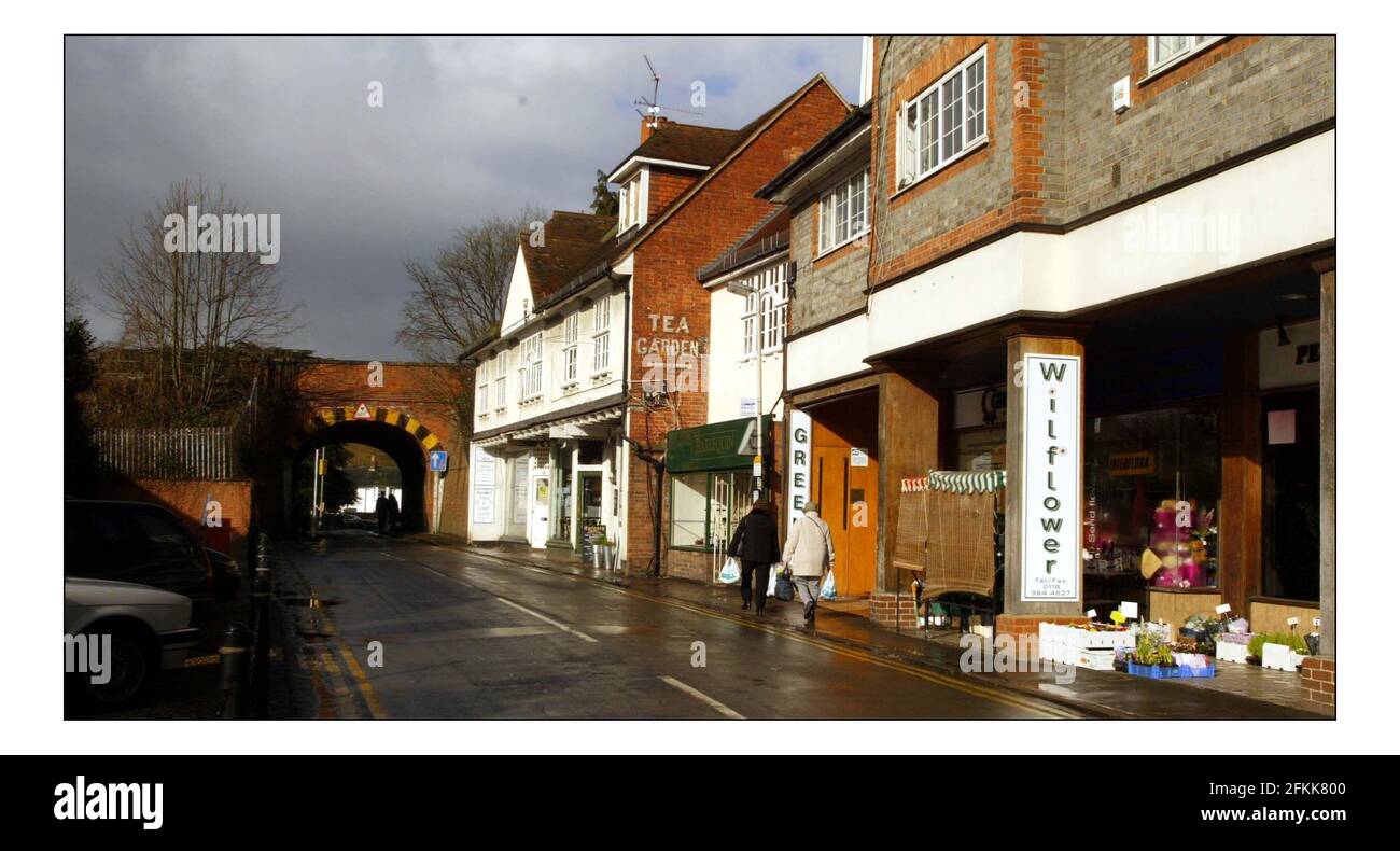 Pangbourne dove D.H. Lawrence visse durante la prima guerra mondiale.pic David Sandison 4/3/2005 Foto Stock