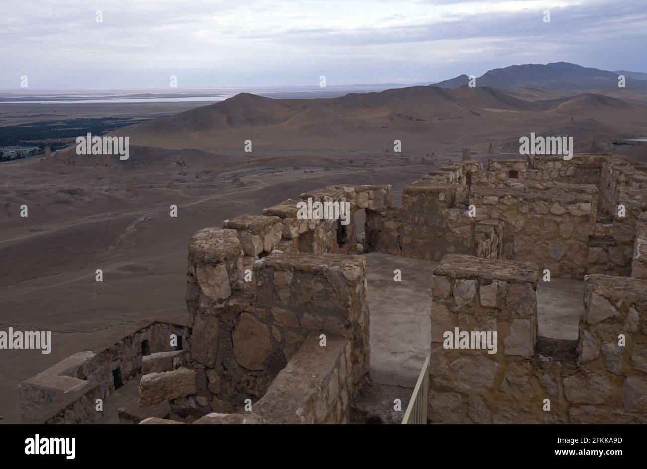 Qalaat Fakhr ad-DIN al-Maani, Palmyra, Siria Foto Stock