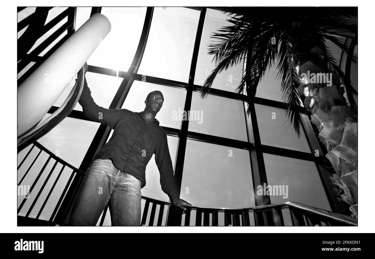 Michael Johnston....... Campione olimpico e parte della squadra olimpica della BBC in Grecia 2004.pic David Sandison 29/7/2004 Foto Stock