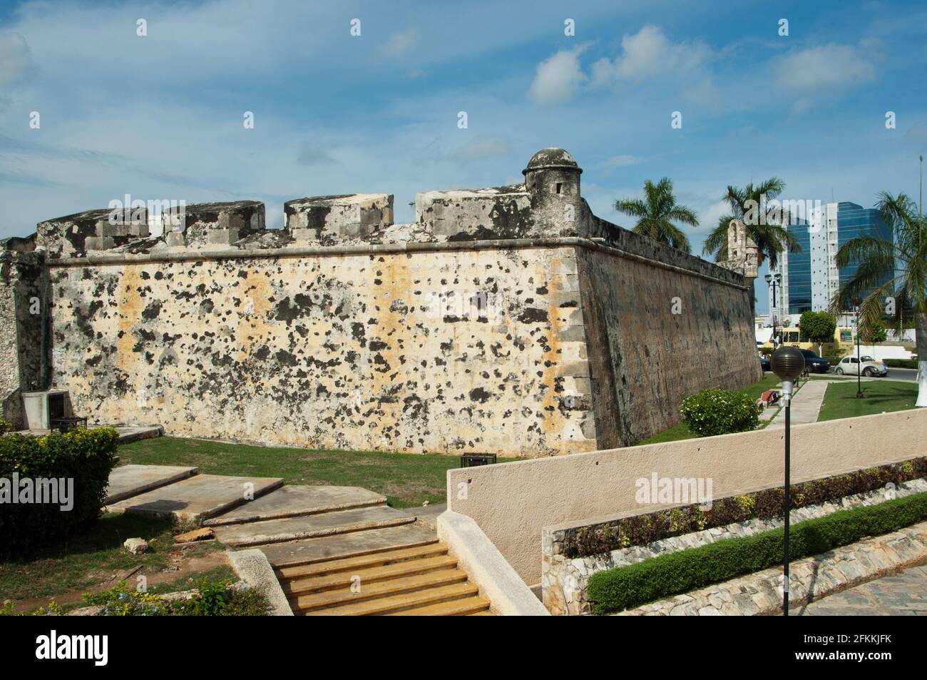 Baluarte de San Carlos città murata di Campeche Foto Stock