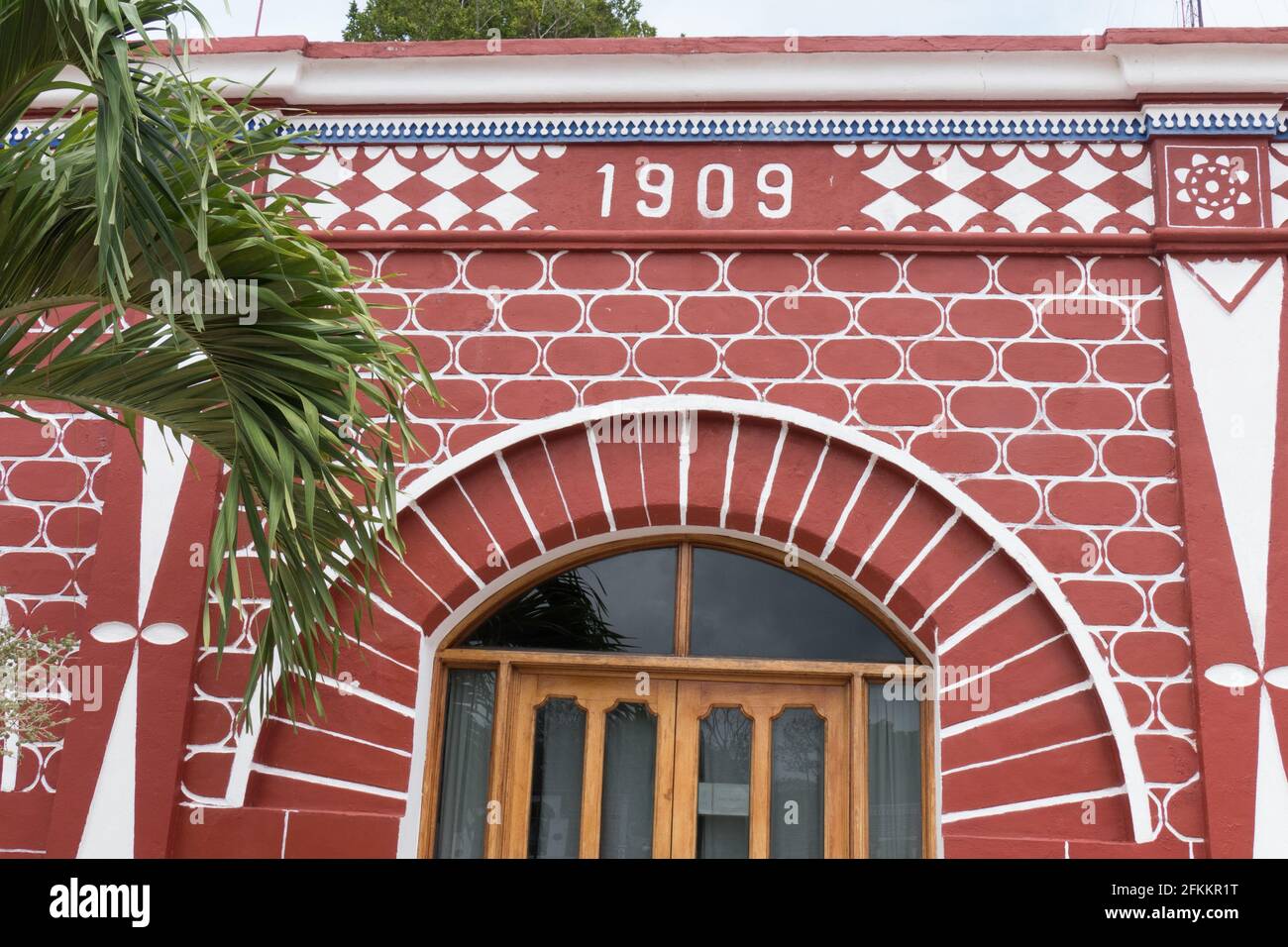 La Hacienda San Luis Carpizo se encuentra ubicada aproximadamente a 4 km de la Ciudad de Champotón, Campeche, está restaurada en un 90% y se encuentra Foto Stock