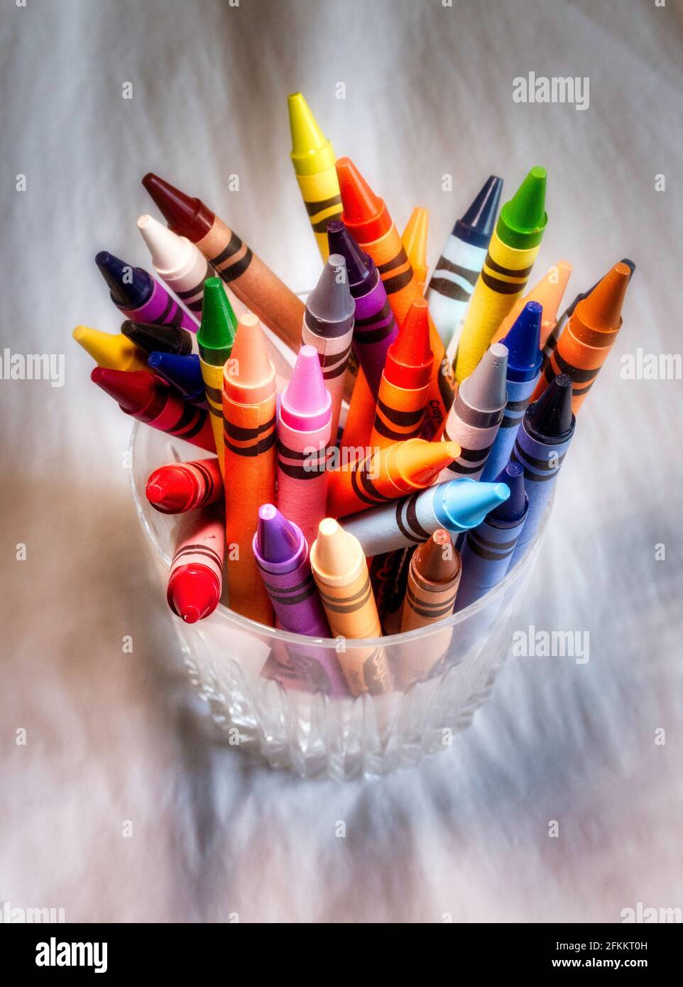 I pastelli di Crayola sono articoli d'arte popolari per i bambini, Stati Uniti Foto Stock