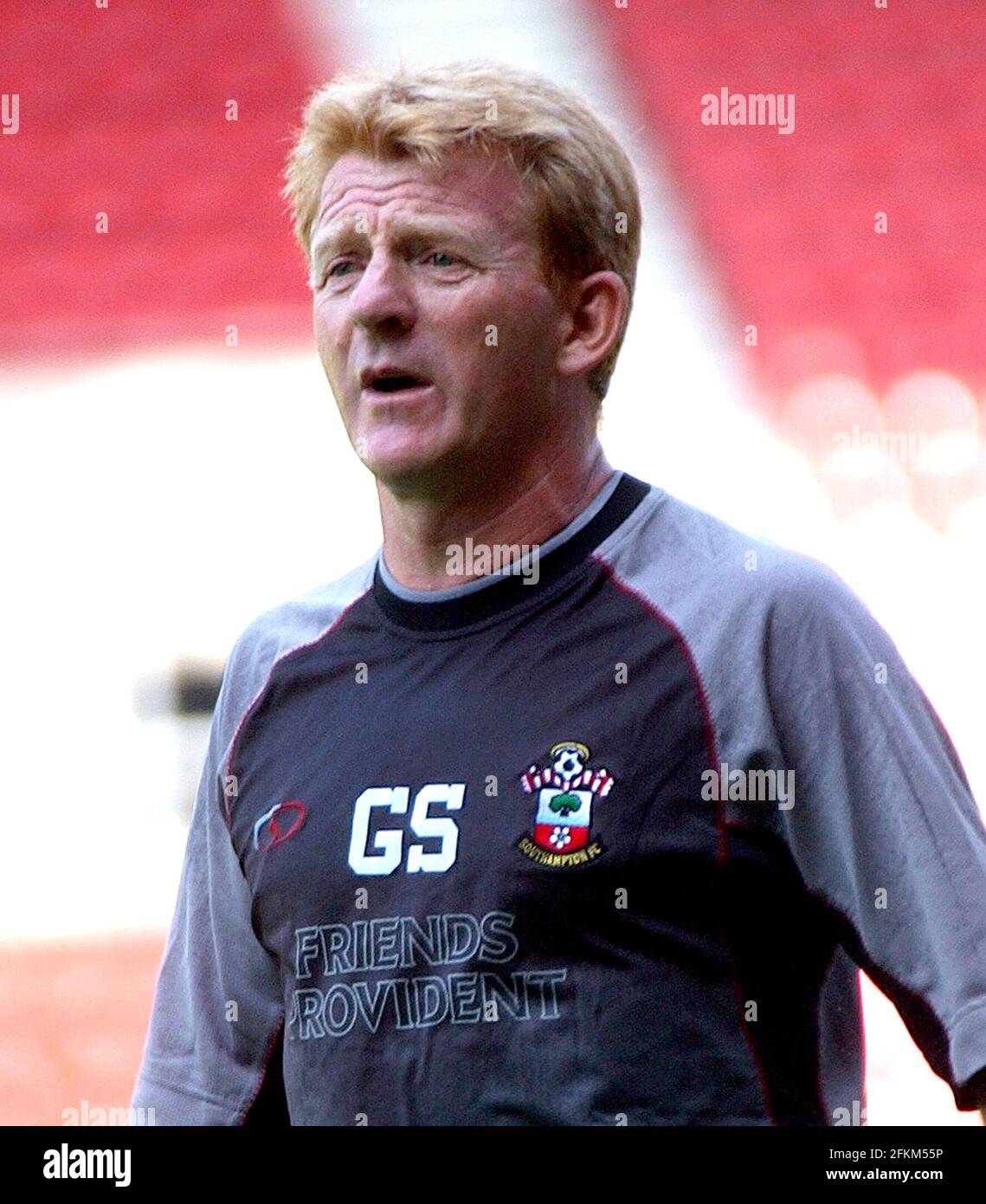 SOUTHAMPTON MANAGER GORDON STRACHAN 6-08-2003 PIC MIKE WALKER, 2003 Foto Stock