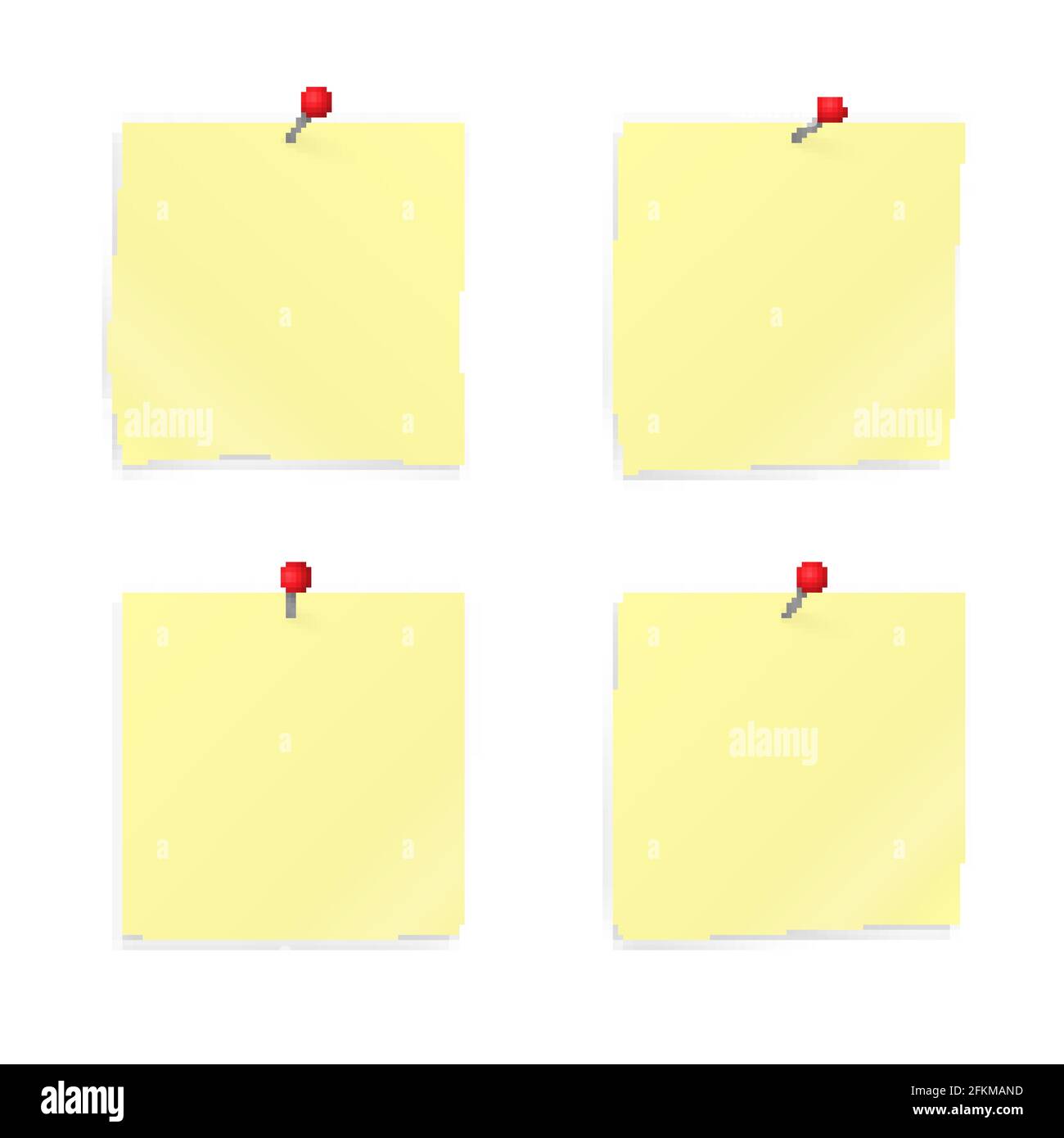 White sheet on pin board Immagini Vettoriali Stock - Pagina 2 - Alamy