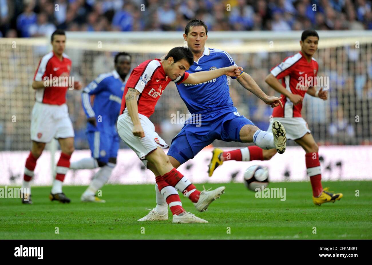 COPPA FA SEMIFINALE. ARSENAL V CHELSEA A WEMBLEY. 18/4/09. IMMAGINE DAVID ASHDOWN Foto Stock