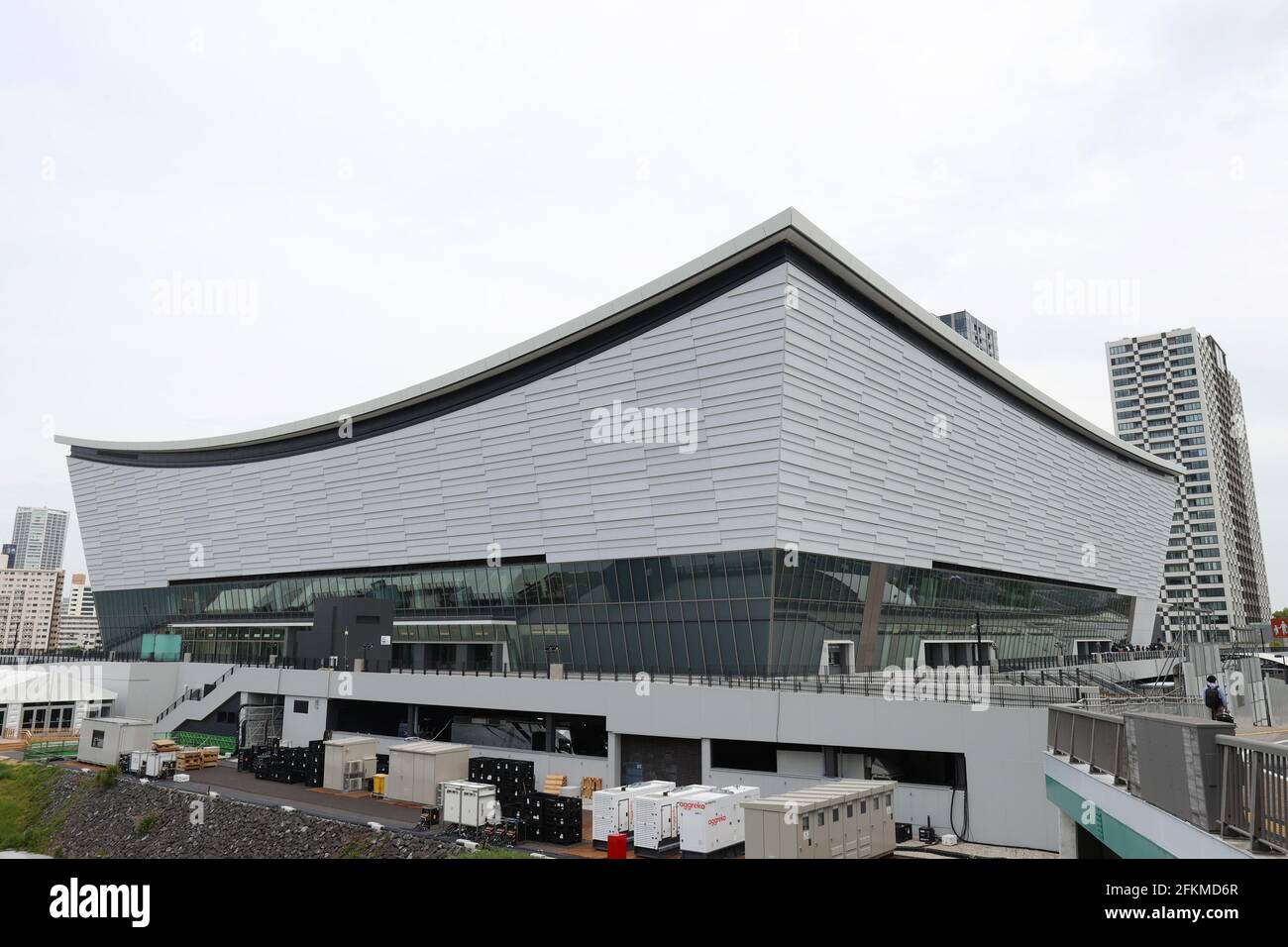 Ariake Arena, Tokyo, Giappone. 1 maggio 2021. Vista generale di Ariake Arena, 1 MAGGIO 2021 - Pallavolo : Giochi di Pallavolo internazionali -Tokyo Challenge 2021- all'Ariake Arena, Tokyo, Giappone. Credit: YUTAKA/AFLO SPORT/Alamy Live News Foto Stock