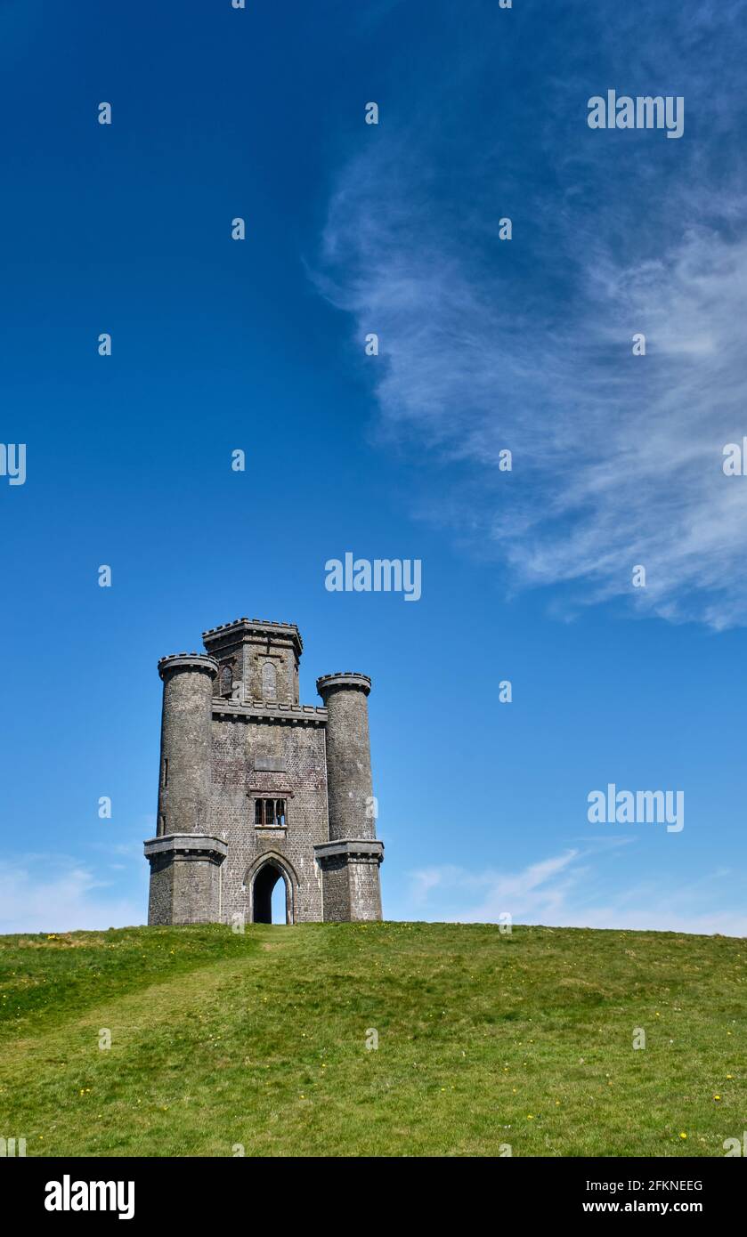 Paxton's Tower vicino a Llanarthne, Carmarthenshire Foto Stock