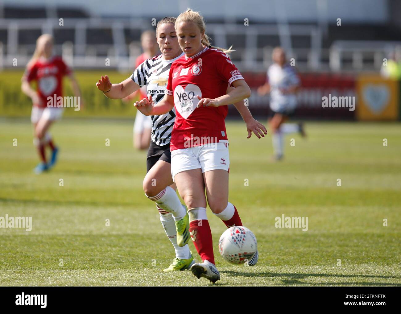 Bristol City Women contro Manchester United Women Foto Stock