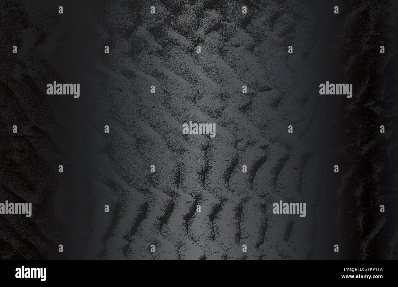 Sfondo di lusso in metallo nero con onde distesa sulla sabbia in texture desertica. Illustrazione vettoriale Illustrazione Vettoriale