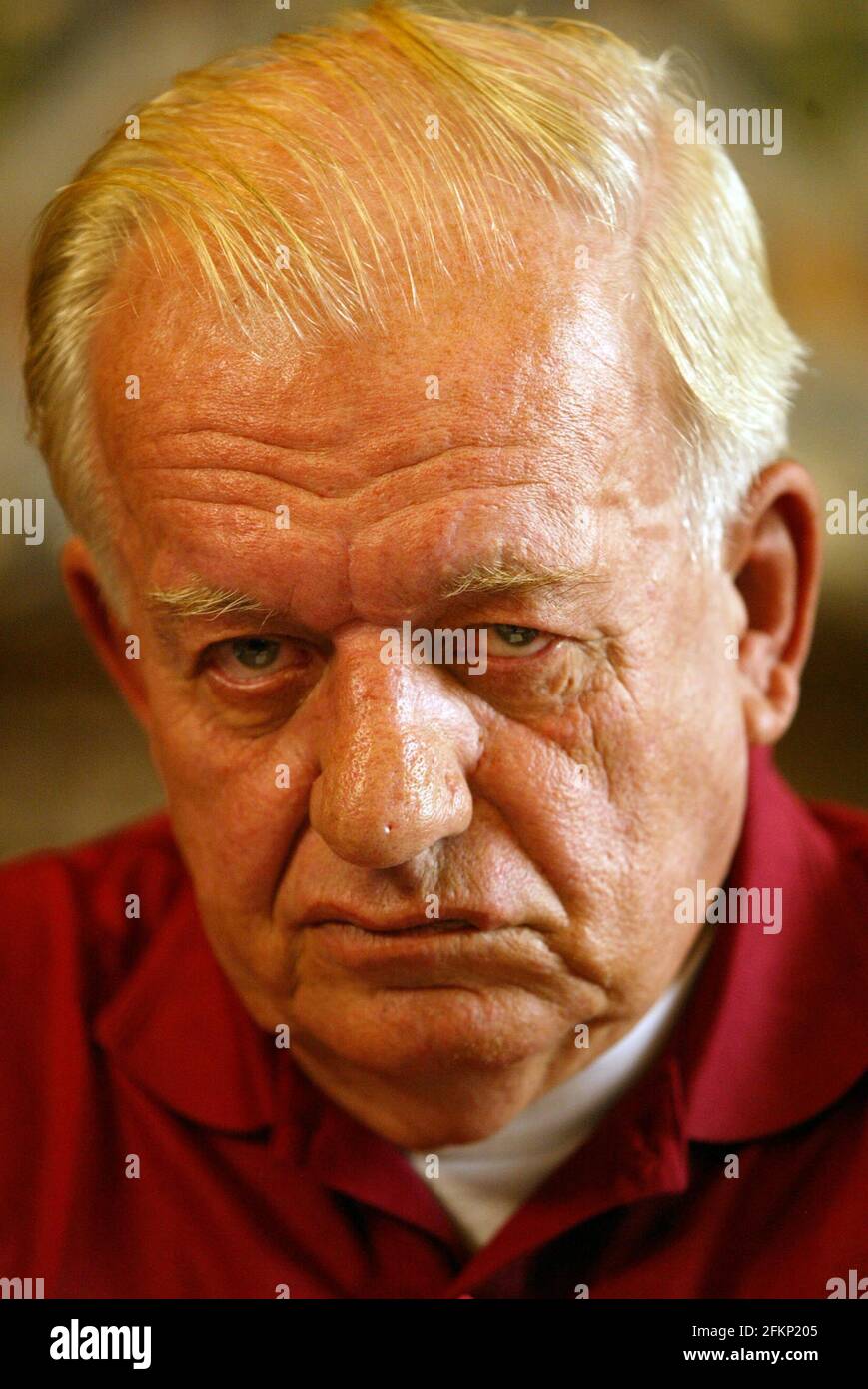 Conferenza stampa di Alan John Davies, cittadino britannico È stato in carcere in Thailandia negli ultimi 17 anni pic David Sandison Foto Stock
