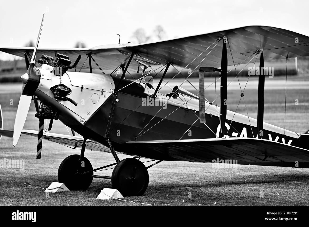 Primo Airshow della stagione di Shuttleworth Foto Stock