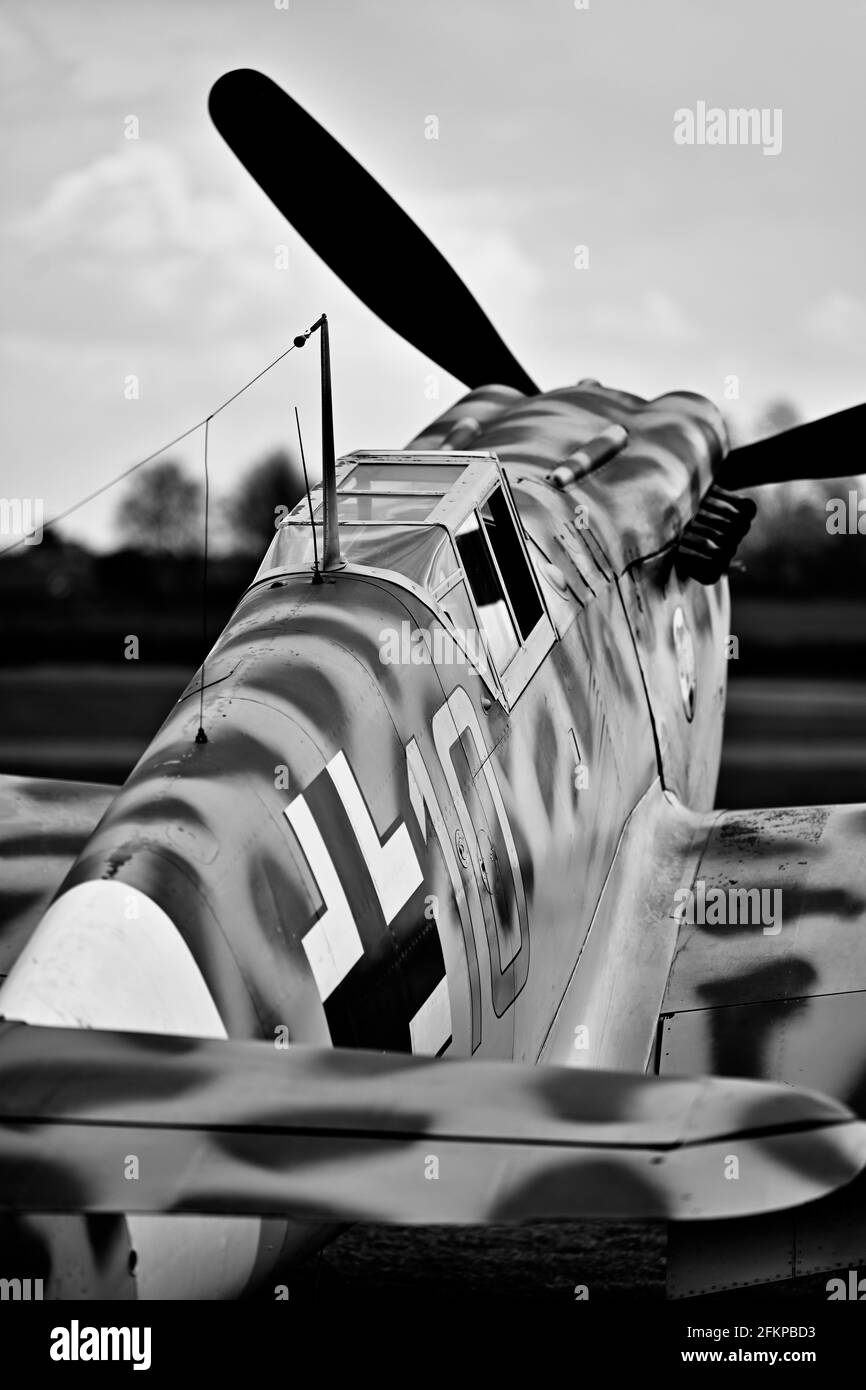 Primo Airshow della stagione di Shuttleworth Foto Stock
