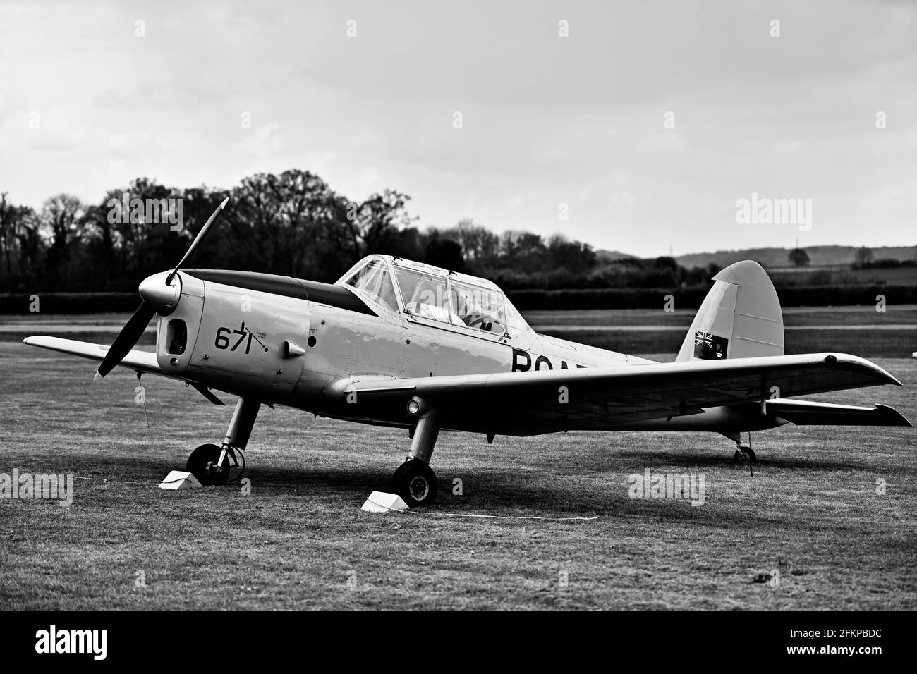 Primo Airshow della stagione di Shuttleworth Foto Stock