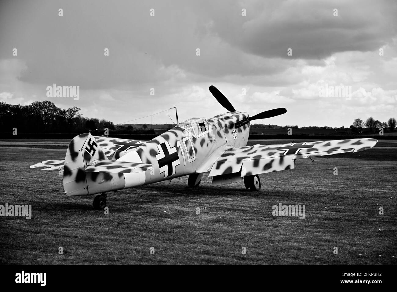 Primo Airshow della stagione di Shuttleworth Foto Stock