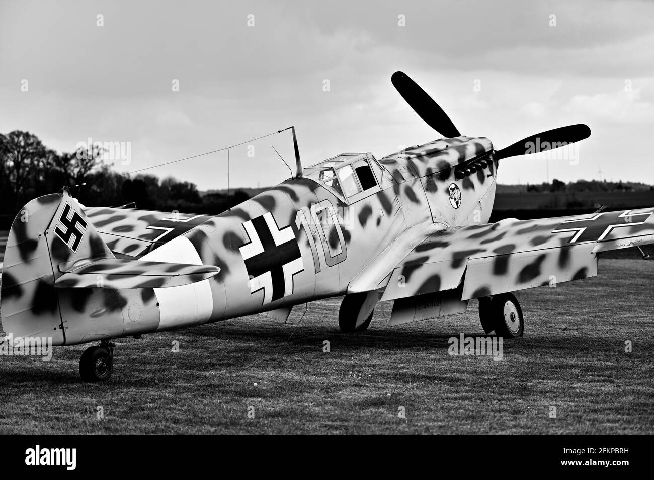 Primo Airshow della stagione di Shuttleworth Foto Stock