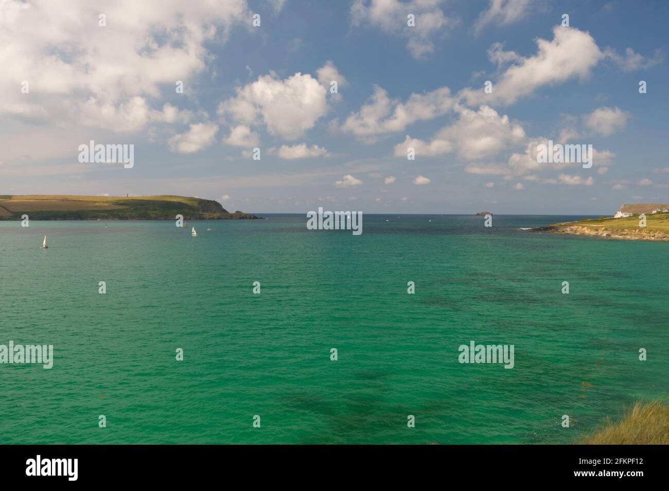 Estuario del cammello vicino a Padstow sulla costa della Cornovaglia Foto Stock