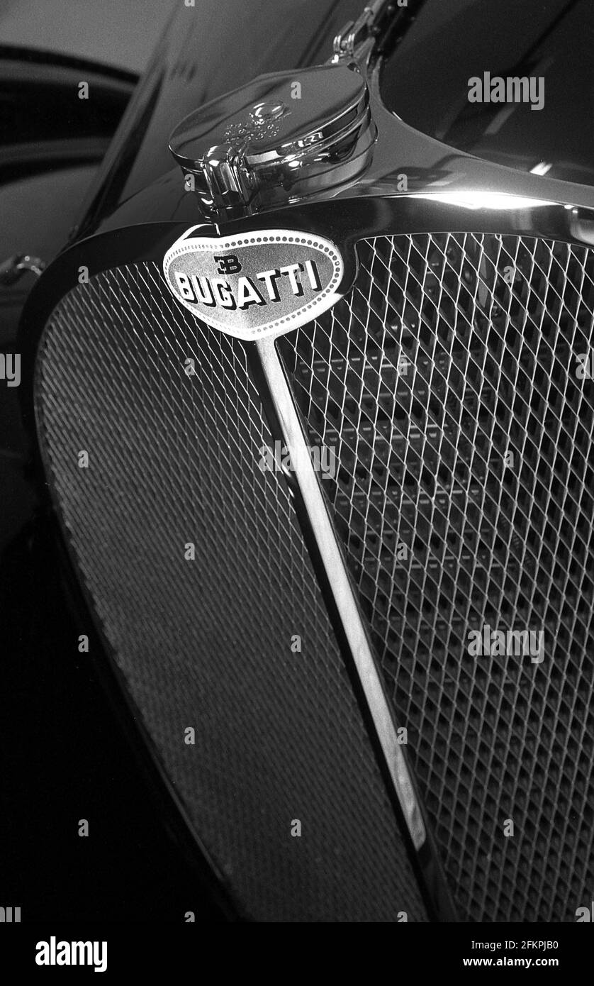 Bugatti Type 57 SC Atlantic Coupe nel Ralph Lauren ritiro auto 1991 Foto Stock