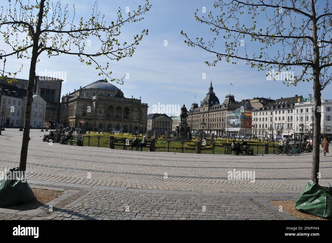 Copenaghen, Danimarca. 01 maggio 2021, Det kongelig teater in altre parole l'orgoglio danese cultura reale luogo theare danese su Kongens nytorv in dove di più Foto Stock