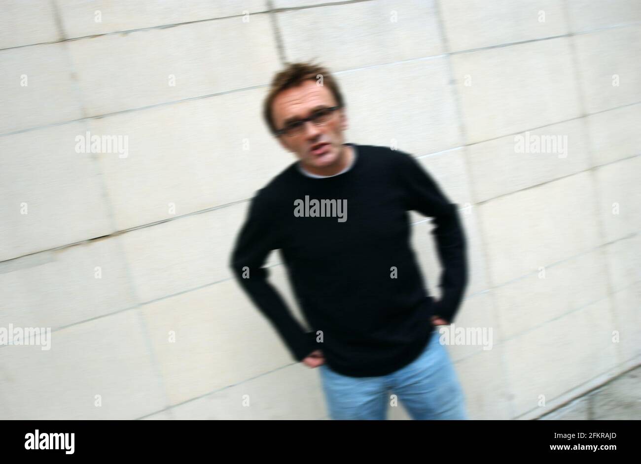 Regista Danny Boyle.11 ottobre 2002 foto Andy Paradise Foto Stock