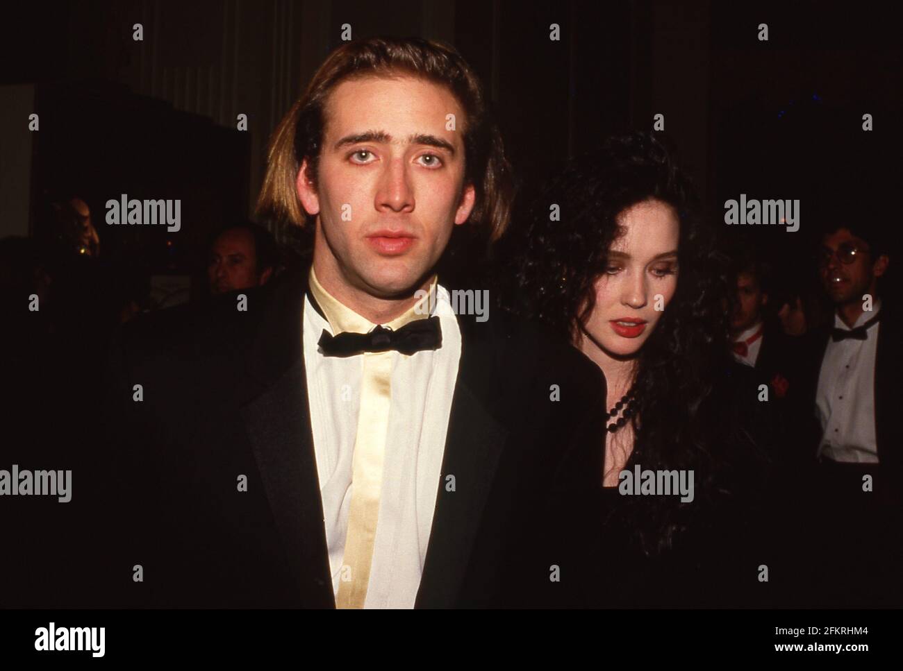 Nicolas Cage e Joanne Russell Gennaio 1988 credito: Ralph Dominguez/MediaPunch Foto Stock