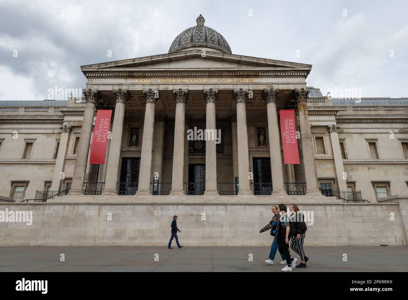 Vista frontale esterna della Galleria Nazionale Foto Stock