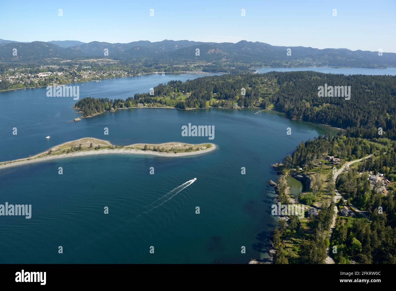 Whiffen Spit, Sooke, Vancouver Island, British Columbia Foto Stock